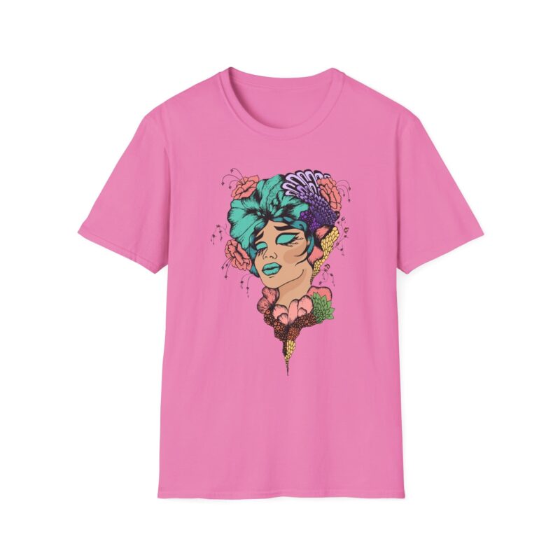 Floral Dream Art Cotton Printed Unisex T-shirt