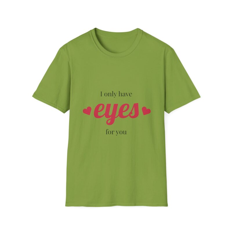 Eyes for You Romantic Cotton Printed Unisex T-shirt